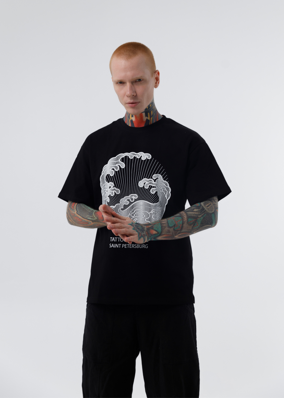 Футболка волна Oversize