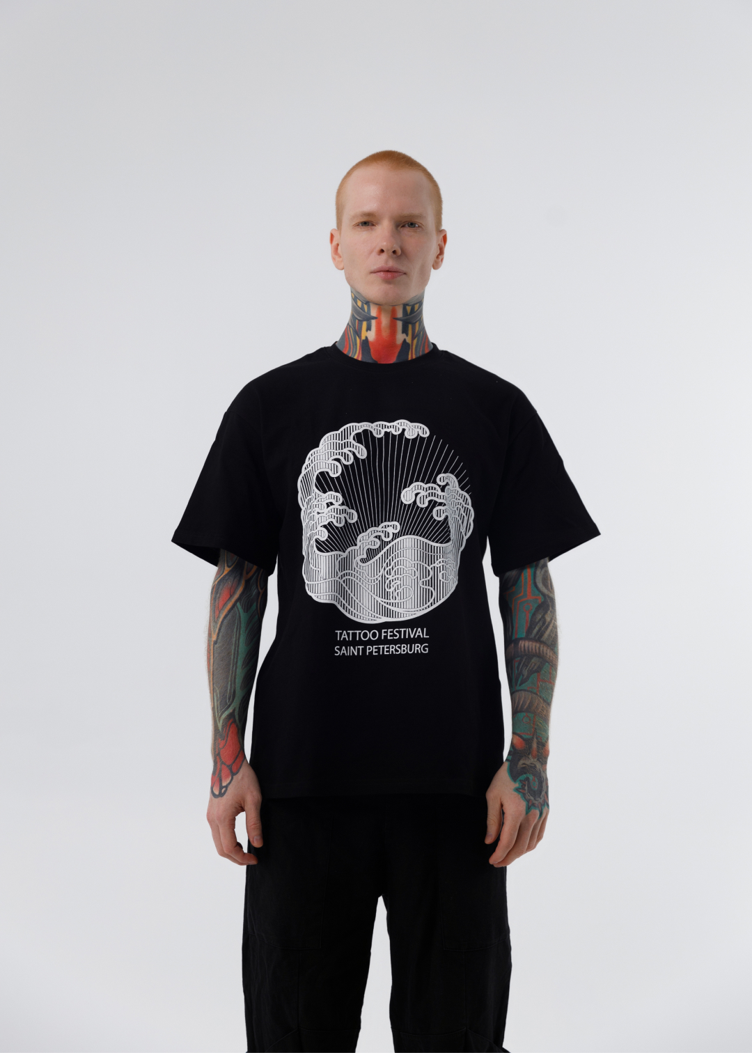 Футболка волна Oversize