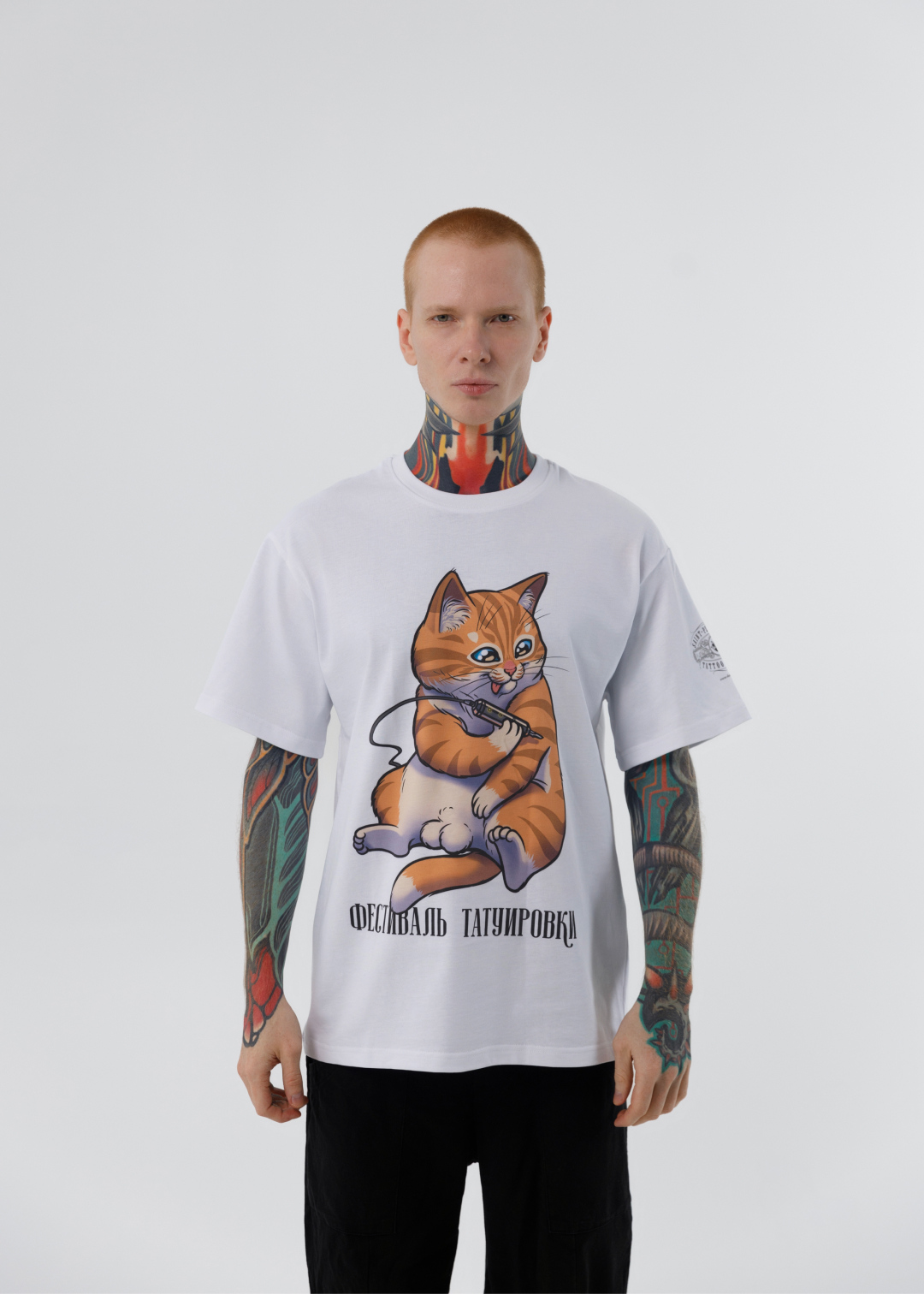 Футболка рыжий кот